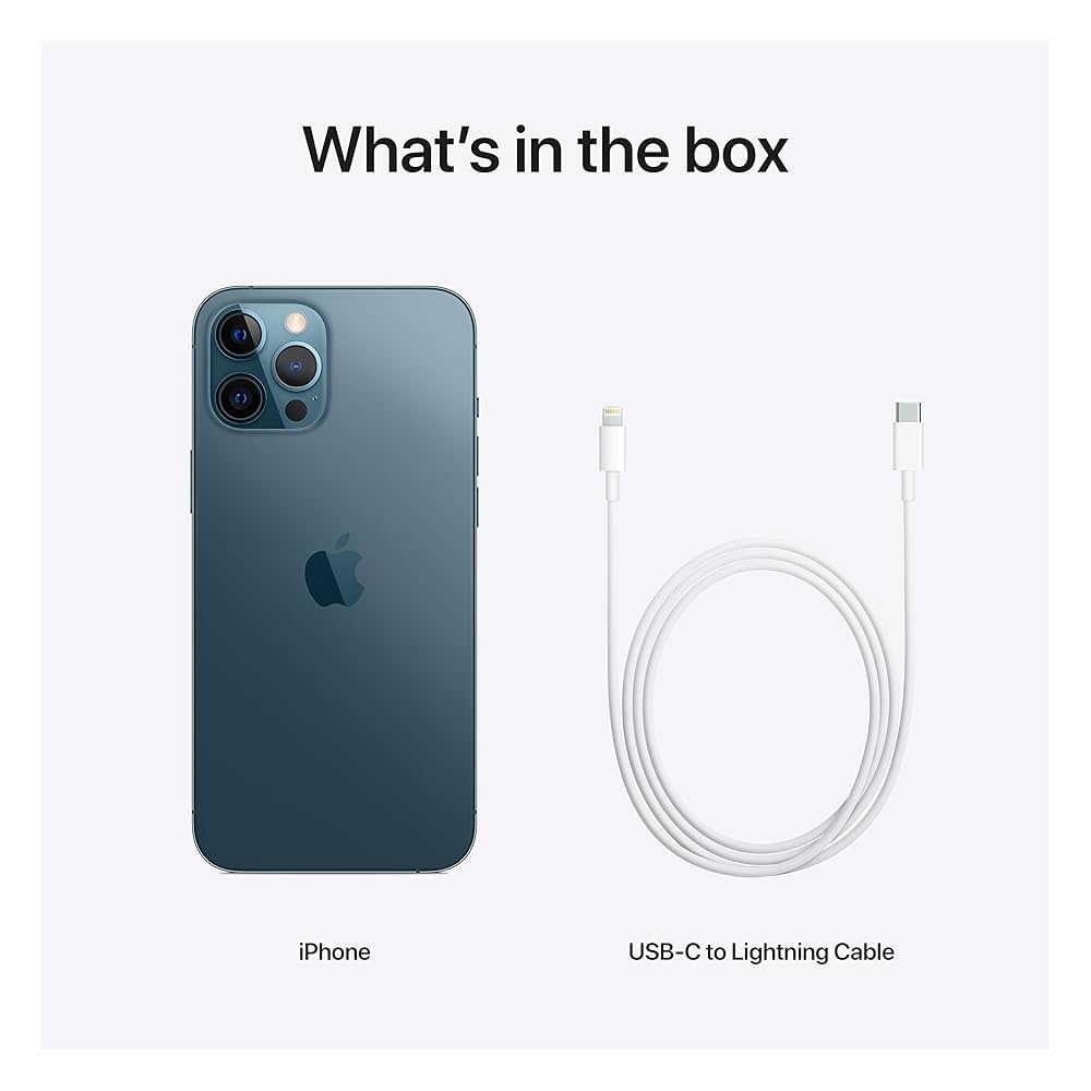 Apple iPhone 12 Pro Max (128GB) - Pacific Blue : Amazon.in